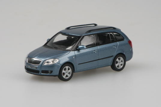Skoda Fabia II Combi (2007) Gray Satin Metallic